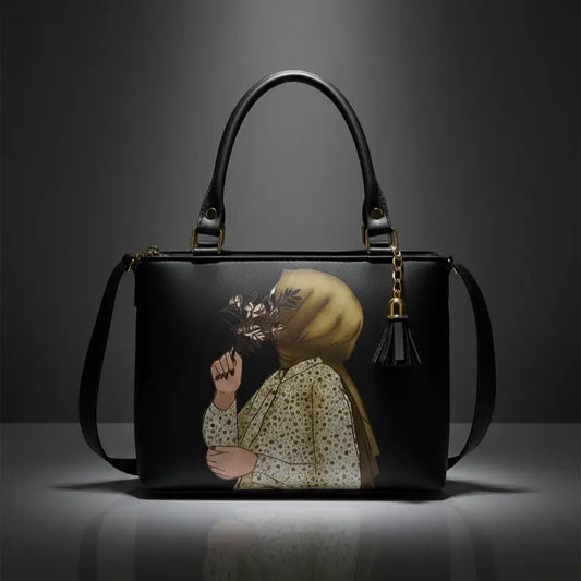 Hijab Girl Printed Handbag